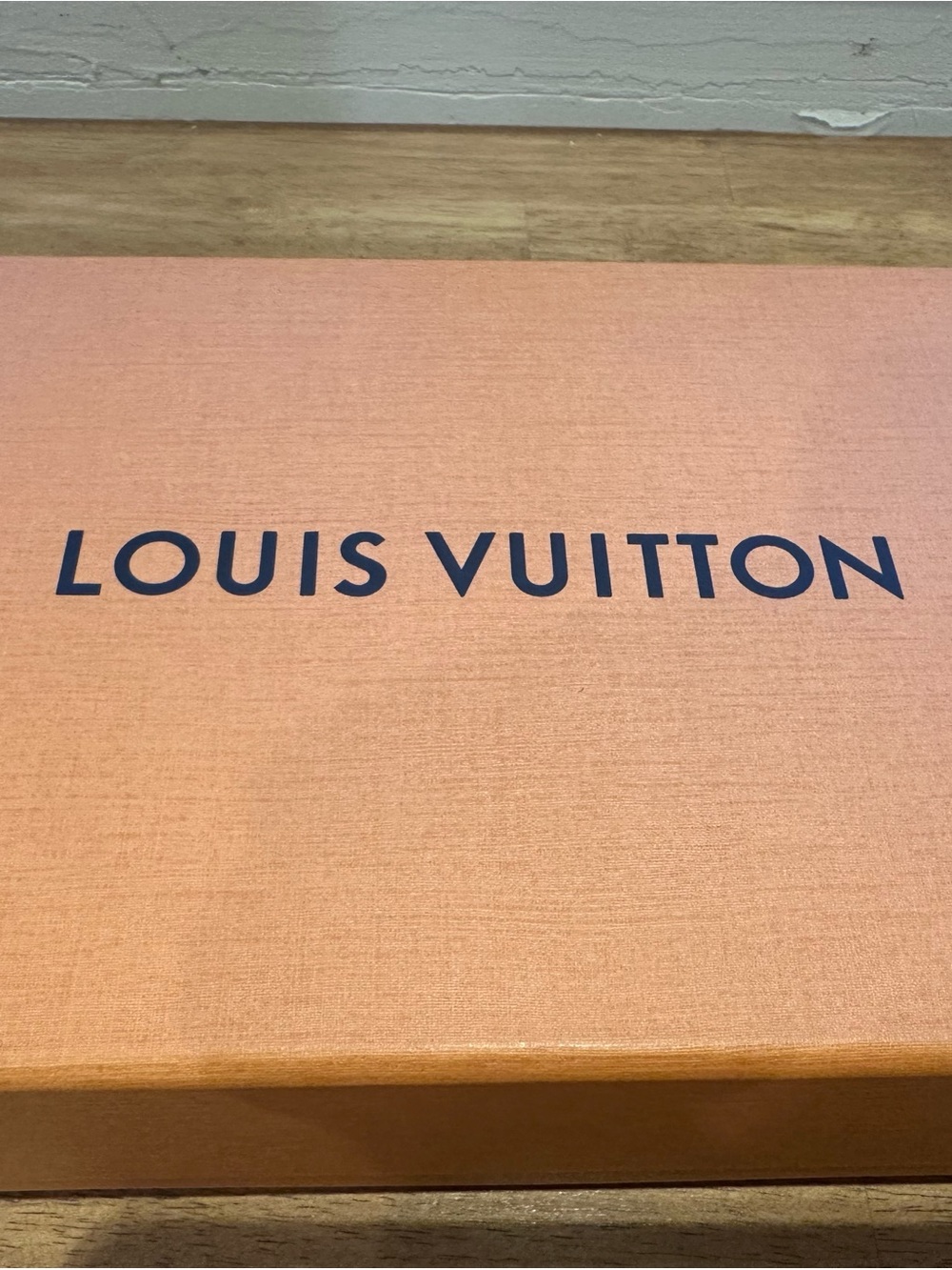 Authentic Louis Vuitton Magnetic Gift Box w/ Blue Ribbon & Card